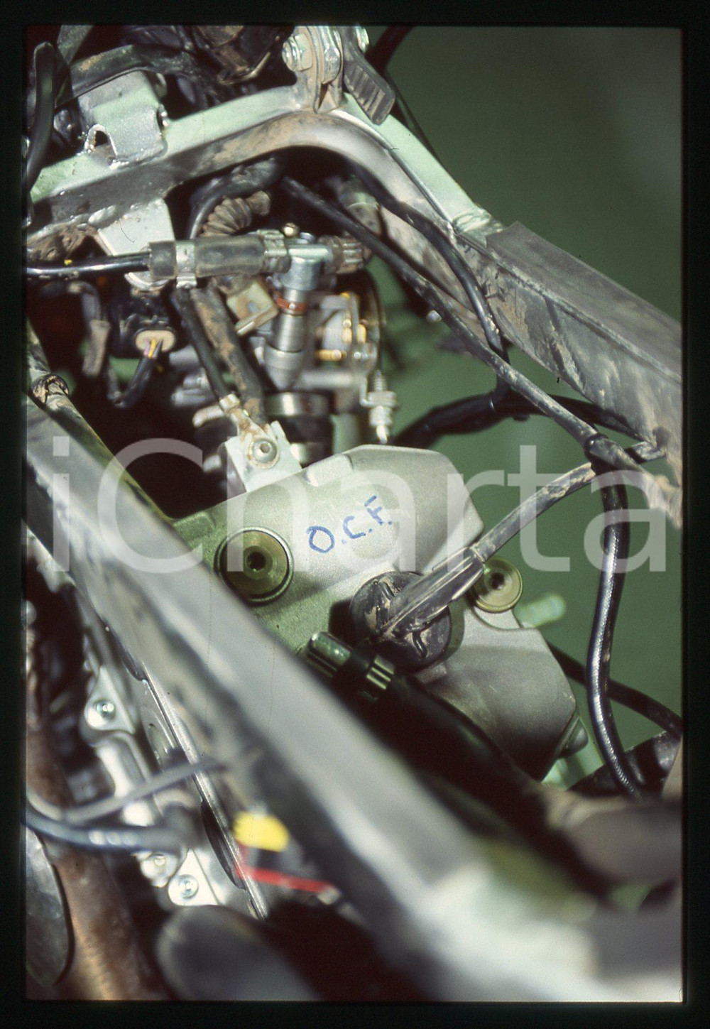 Componente meccanico INIEZIONE A GAS - MOTORI 2000 ca 35 mm vintage slide 5