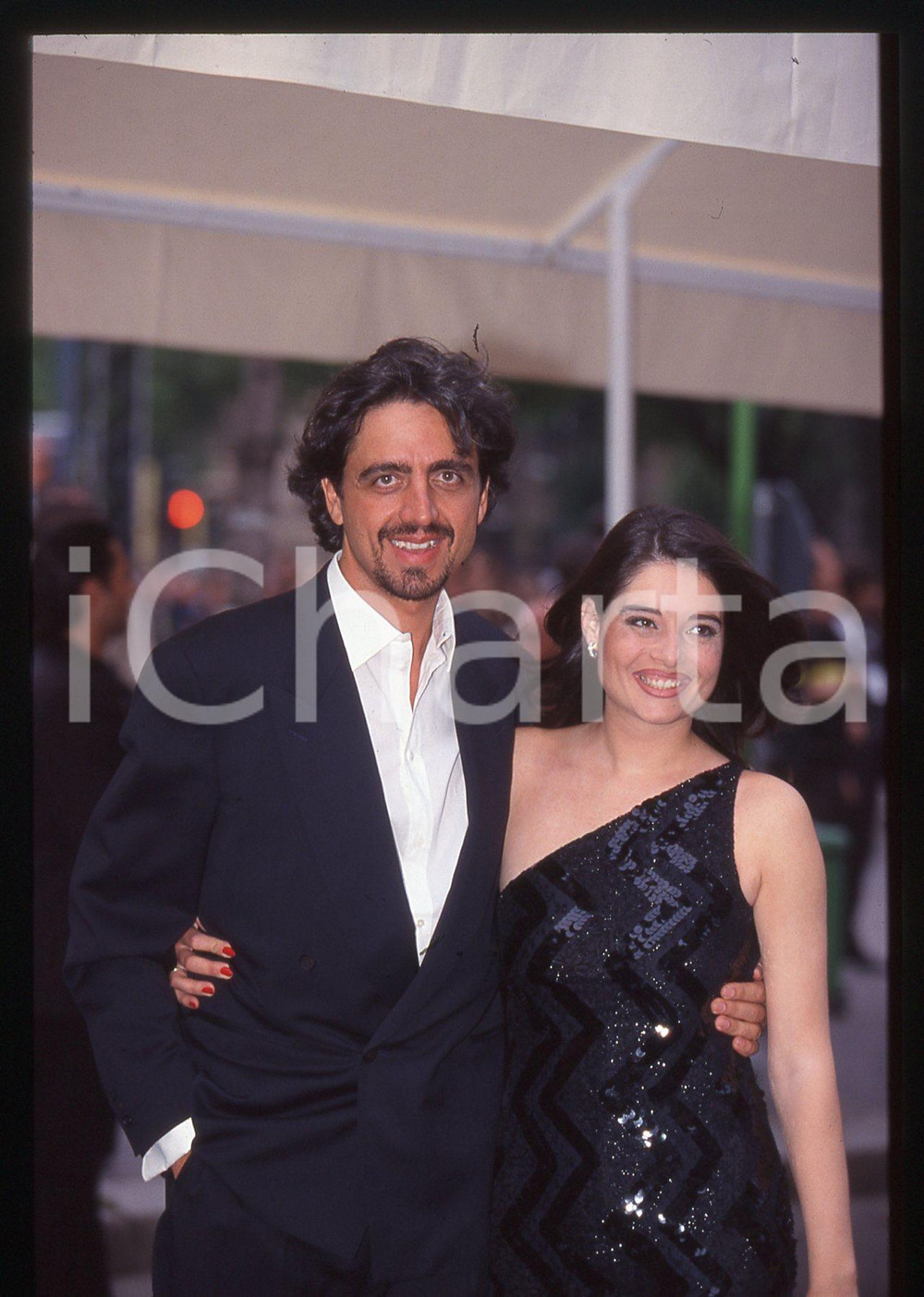 Valerio STAFFELLI e Matilde ZARCONE - MILANO 1995 ca 35 mm vintage slide 5