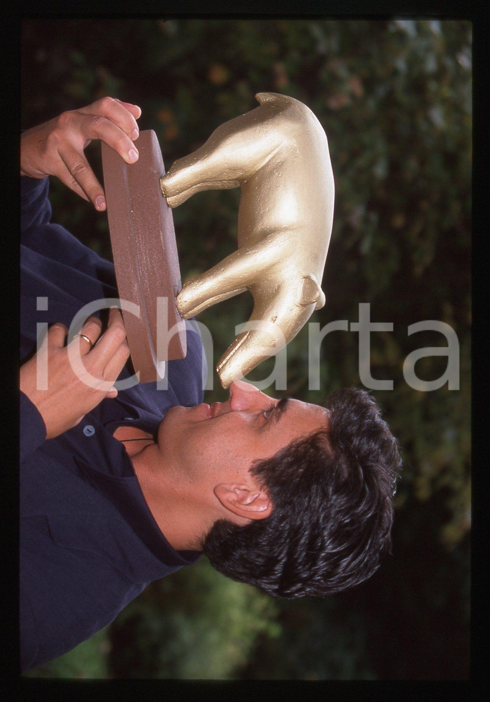 Valerio STAFFELLI - STRISCIA LA NOTIZIA MILANO 1996 35 mm vintage slide 16