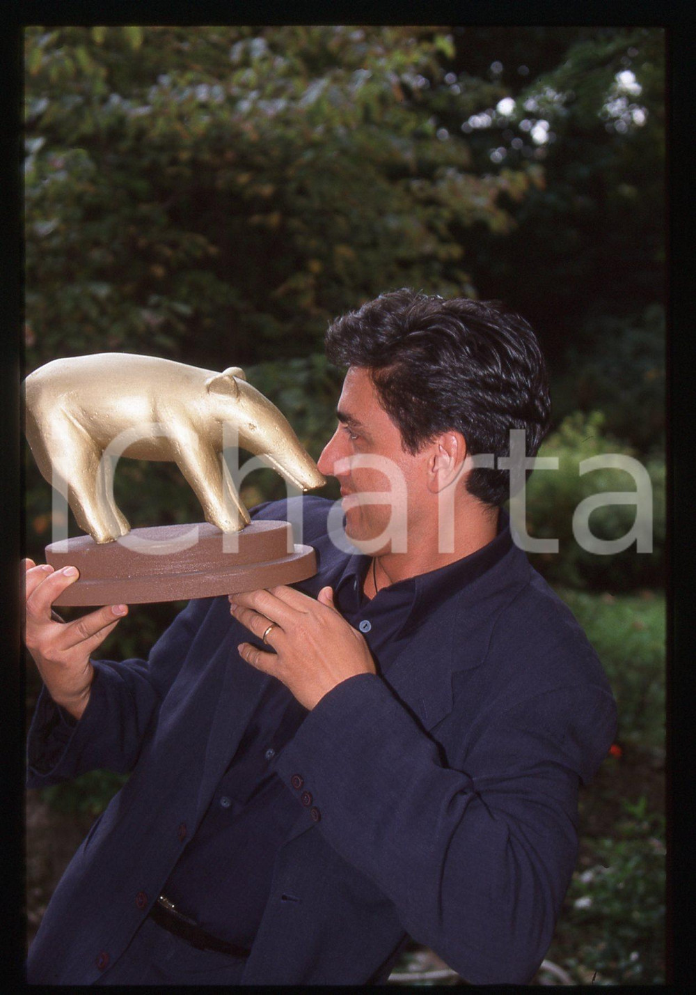 Valerio STAFFELLI - STRISCIA LA NOTIZIA MILANO 1996 35 mm vintage slide 17