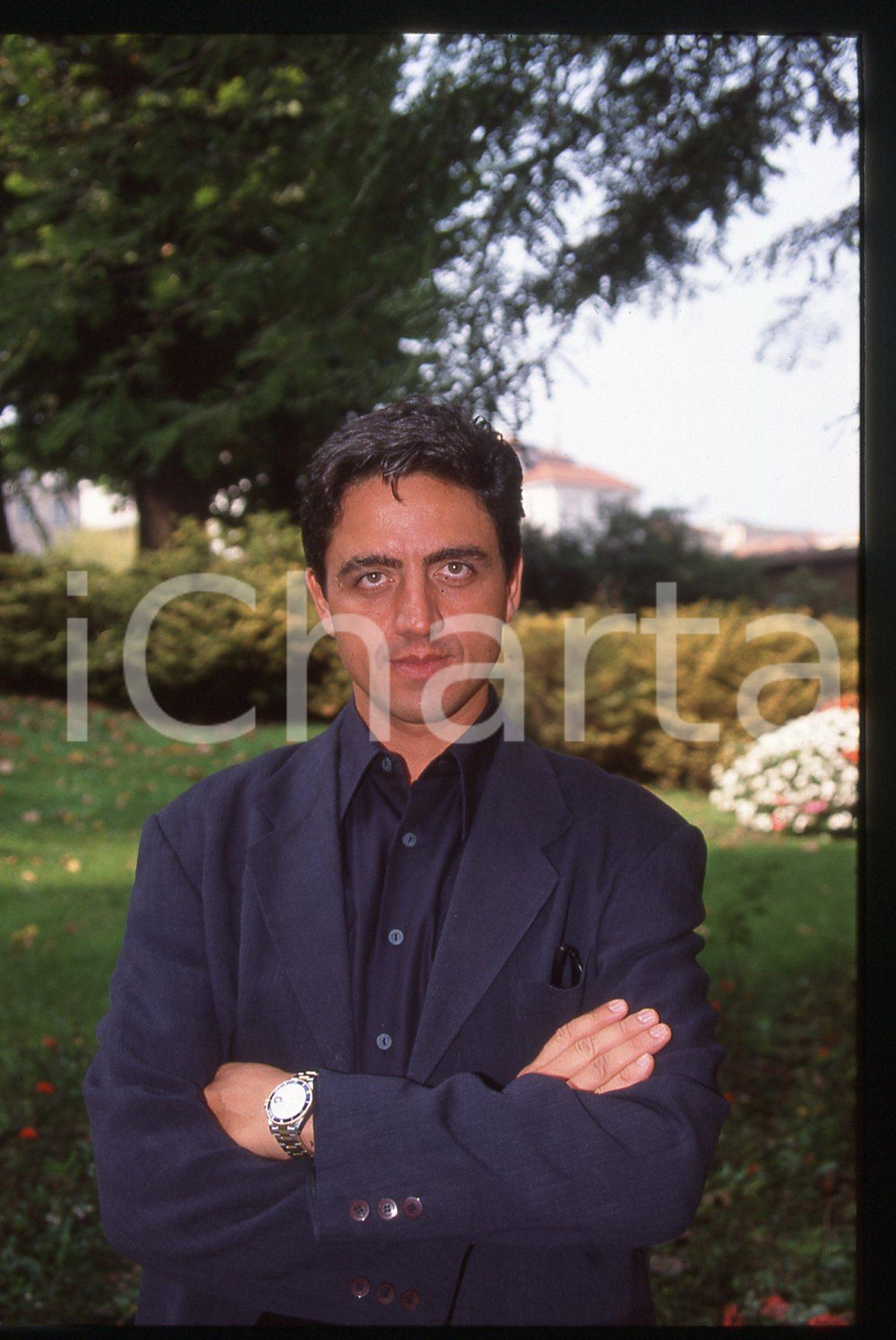 Valerio STAFFELLI - STRISCIA LA NOTIZIA MILANO 1996 35 mm vintage slide 19