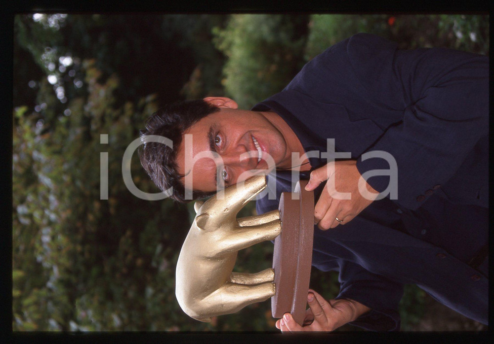 Valerio STAFFELLI - STRISCIA LA NOTIZIA MILANO 1996 35 mm vintage slide 20