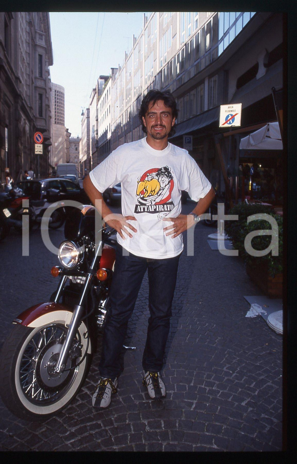 Valerio STAFFELLI - MODA e COSTUME - MILANO 2000 ca 35 mm vintage slide 41