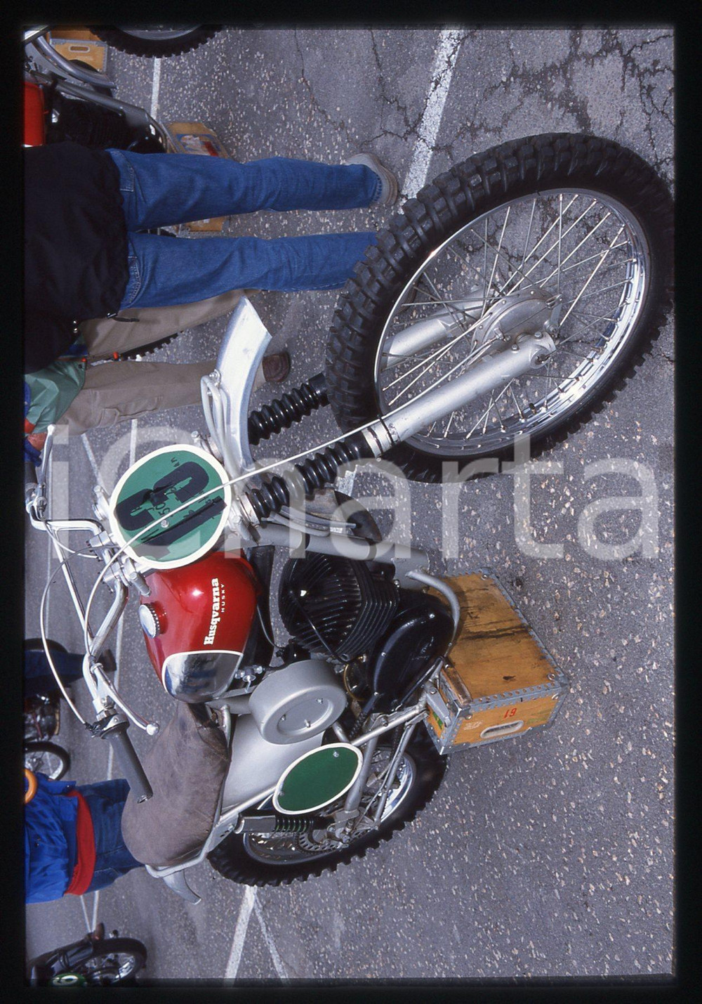 HUSQVARNA HUSKY 1967 250 CC - HUSKVARNA 2003 35 mm vintage slide