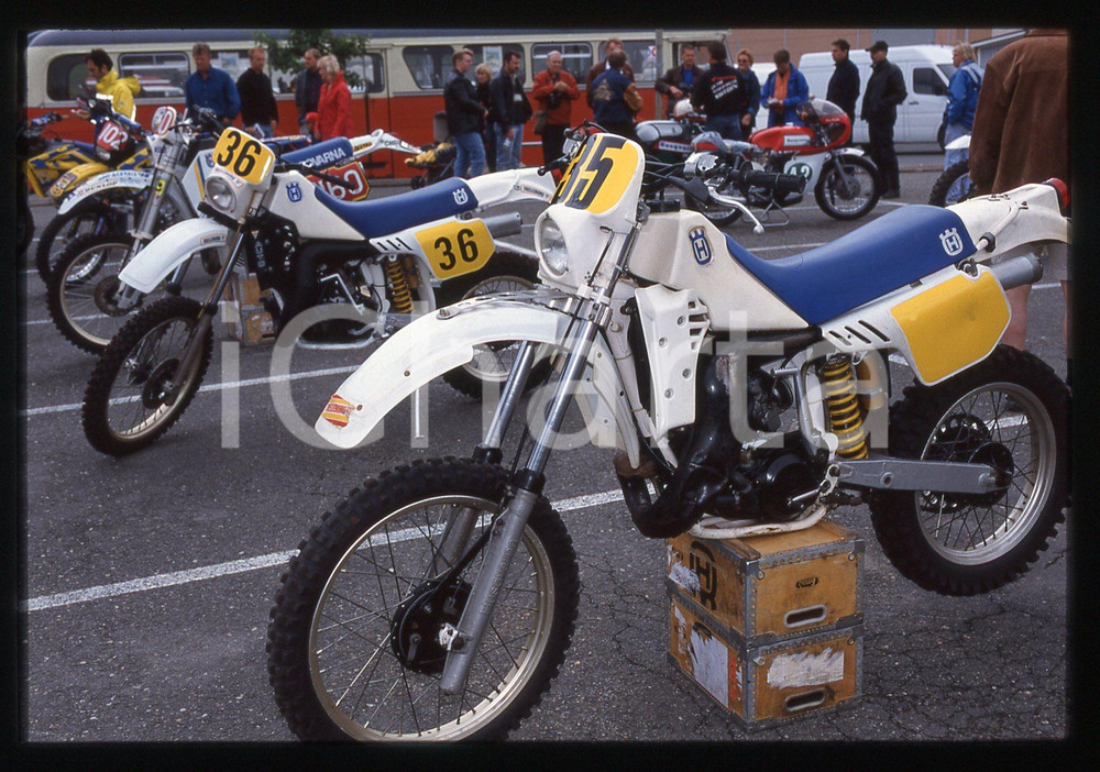 HUSQVARNA CR 250 CC 1986 - HUSKVARNA 2003 35 mm vintage slide 2
