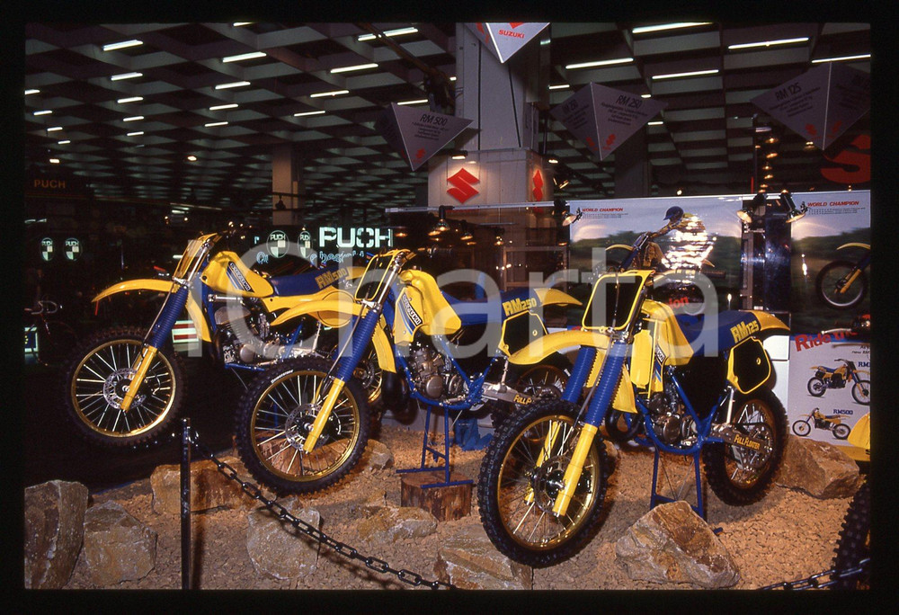 SUZUKI RM 125 - 250 - 500 - COLONIA 1984 35 mm vintage slide