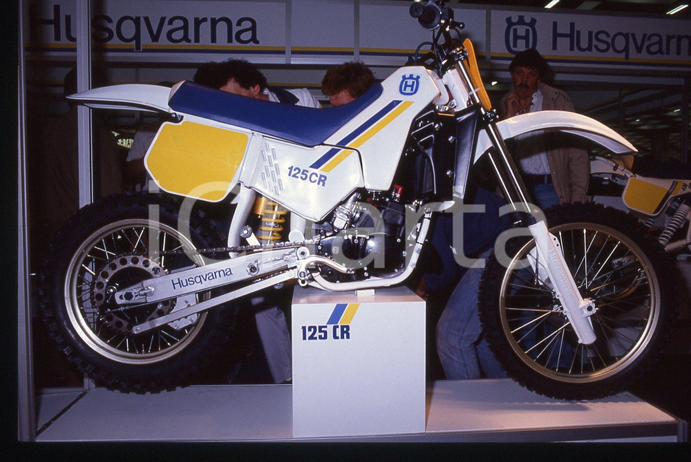 HUSQVARNA 125 CR - COLONIA 1984 35 mm vintage slide