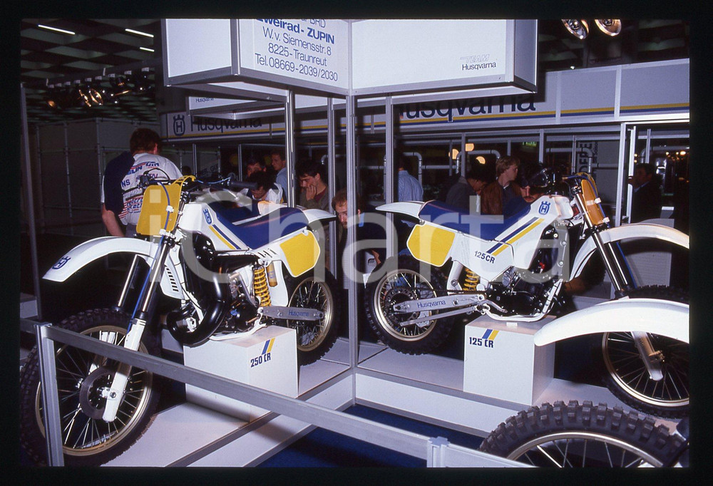 HUSQVARNA 125 - 250 CR - COLONIA 1984 35 mm vintage slide