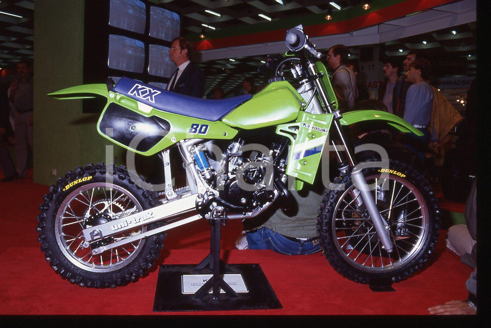 KAWASAKI KX 80 - COLONIA 1984 35 mm vintage slide