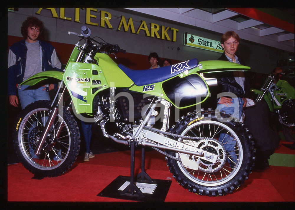 KAWASAKI KX 125 - COLONIA 1984 35 mm vintage slide