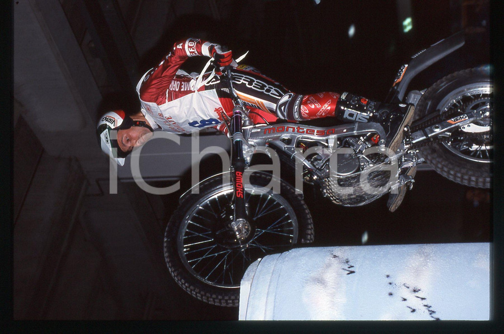 MOTOCLUB LAZZATE - Campionato TRIAL INDOOR - MILANO 2000 35 mm vintage slide 4