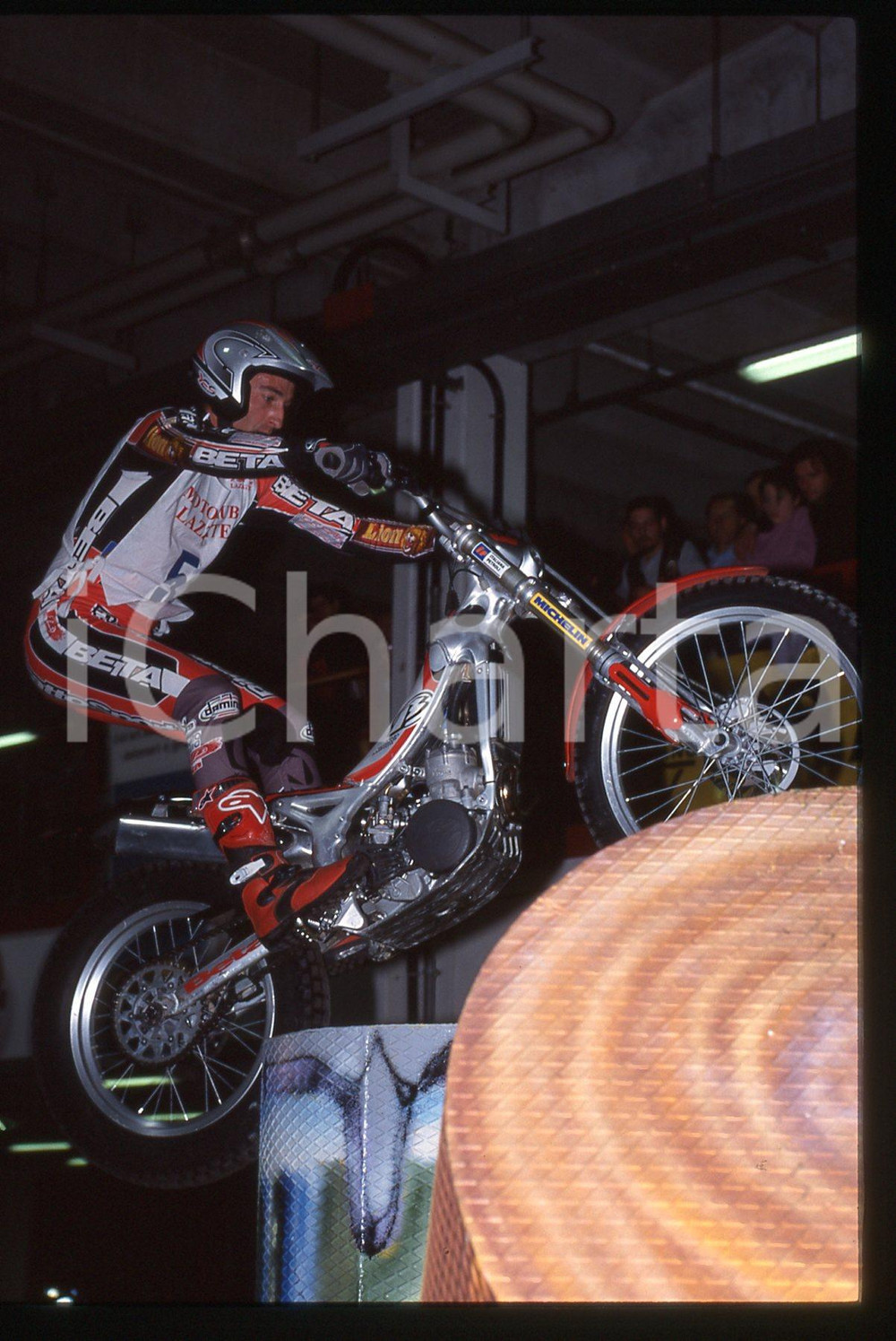 MOTOCLUB LAZZATE - Campionato TRIAL INDOOR - MILANO 2000 35 mm vintage slide 9