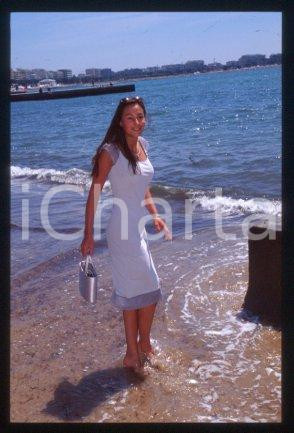 35mm vintage slide* 1995 ca CANNES Vanessa DEMOUY Actress and model (11)