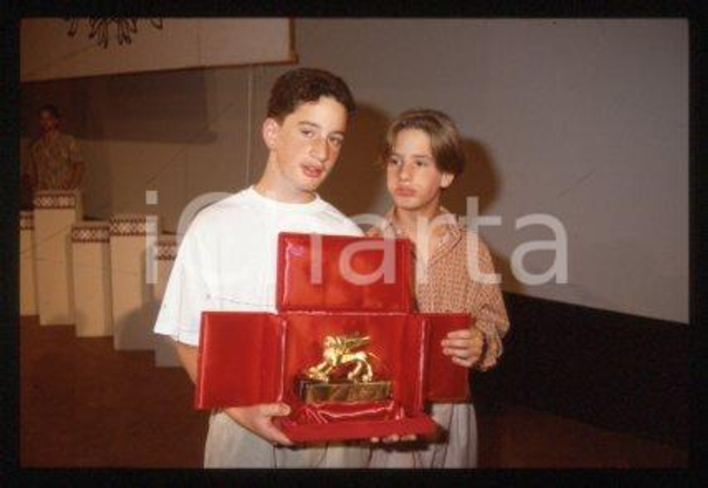 Raphael FEJTO Gaspard MANESSE - VENICE Film Festival 1987 *35mm vintage slide 4