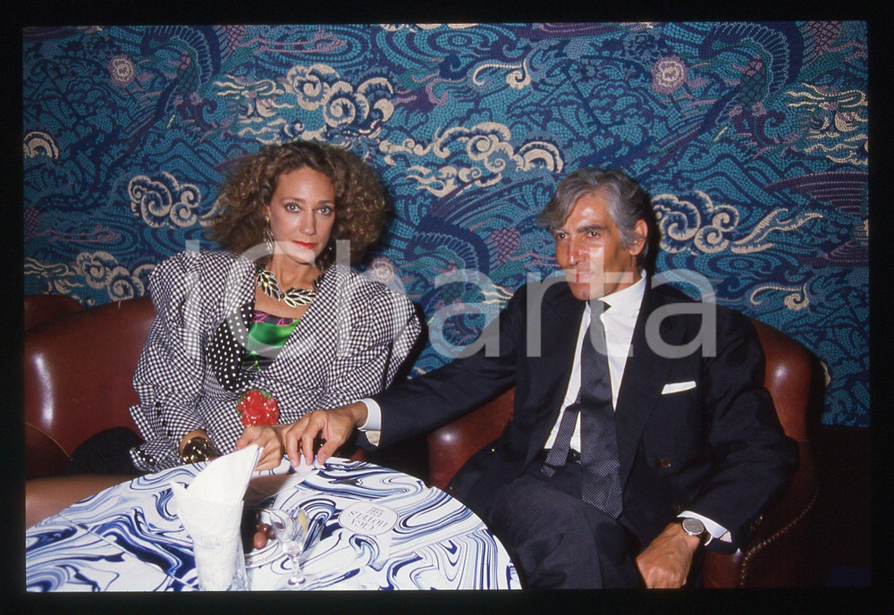 35mm vintage slide* 1992 ca Marisa BERENSON Costanzo MUTTI (2)