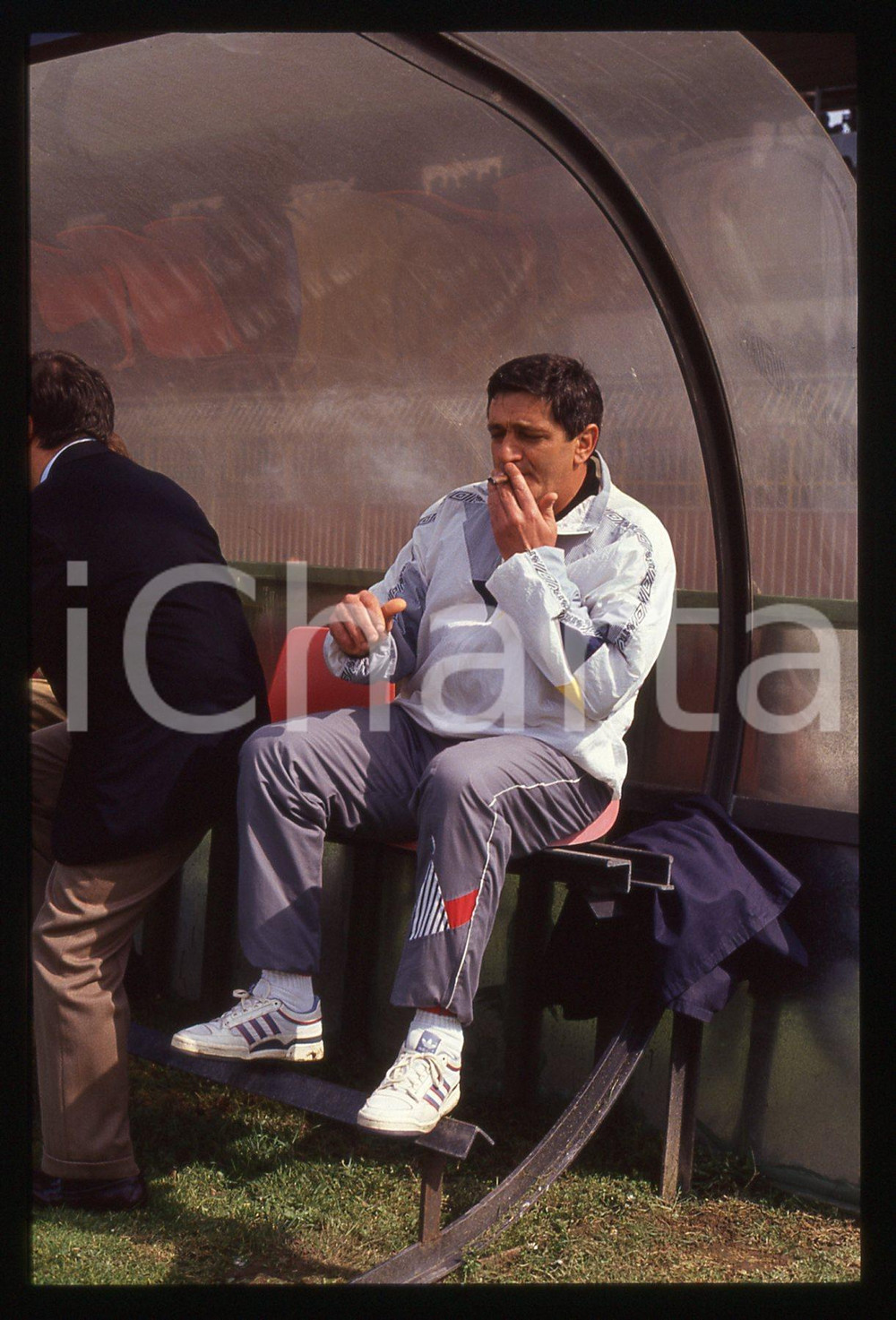 35mm vintage slide* 1991 LUCCA - CALCIO Corrado ORRICO Allenatore LUCCHESE (11)