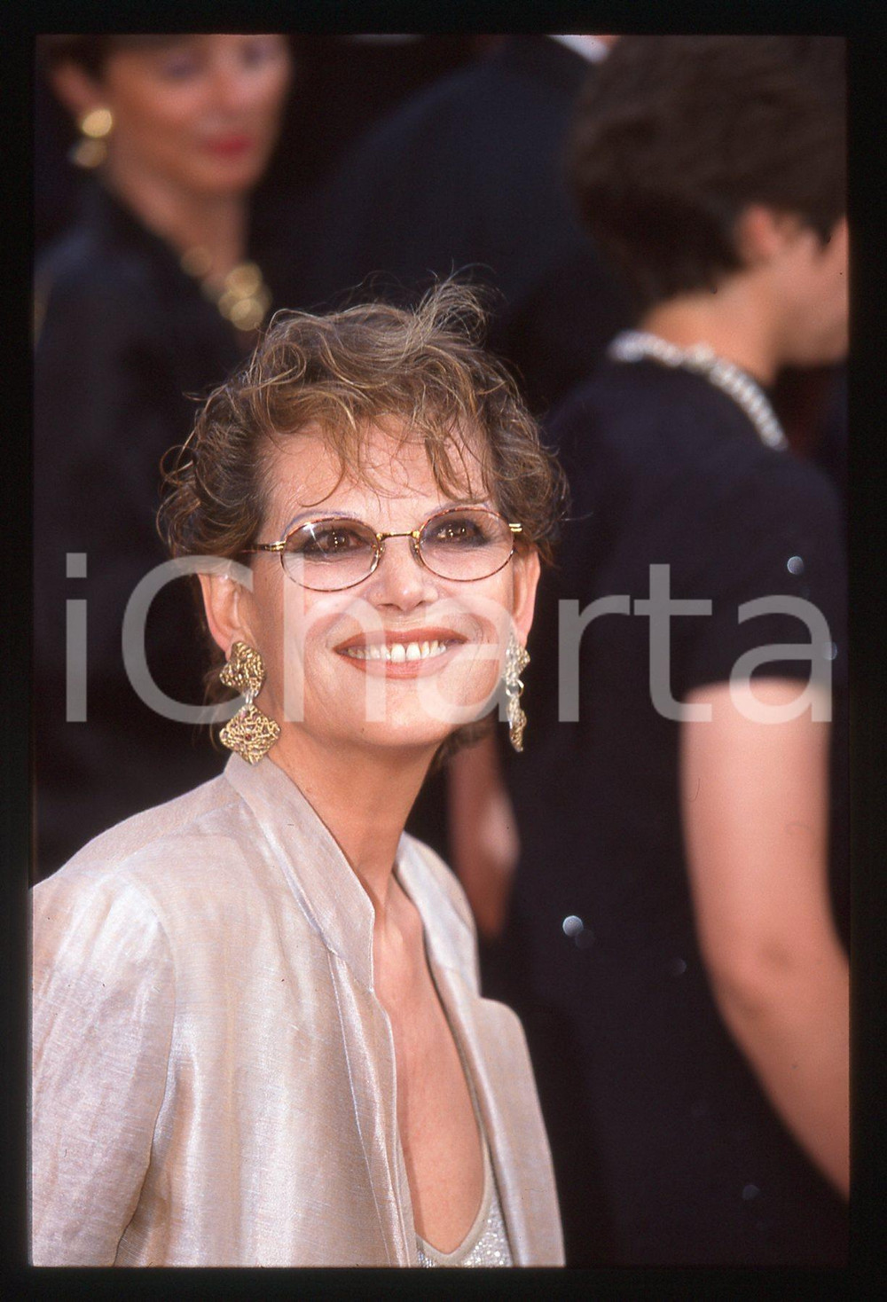 35mm vintage slide* 1995 ca FESTIVAL CANNES Claudia CARDINALE Ritratto attrice 4