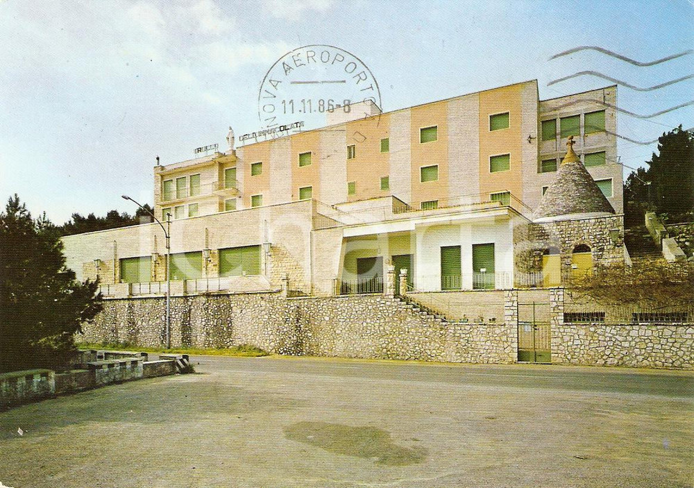 Cartolina originale da collezione 1986 SELVA DI FASANO (BR) Panorama TRULLO DELL'IMMACOLATA *Cartolina VINTAGE 1