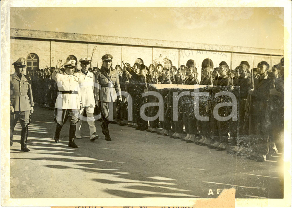 Fotografia d epoca originale 1941 ROMA Adelchi SERENA ai campionati di tiro al bersaglio Foto DANNEGGIATA 1