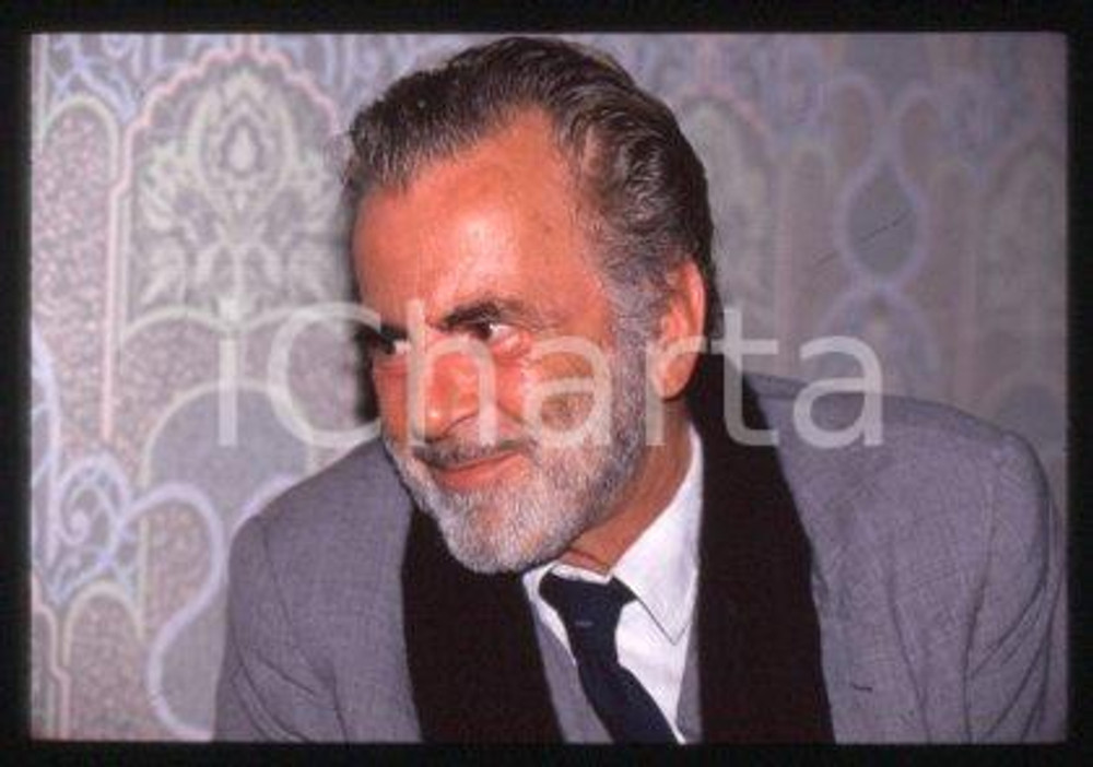 35mm vintage slide* 1994 ca CINEMA Austrian-Swiss actor Maximilian SCHELL (15)