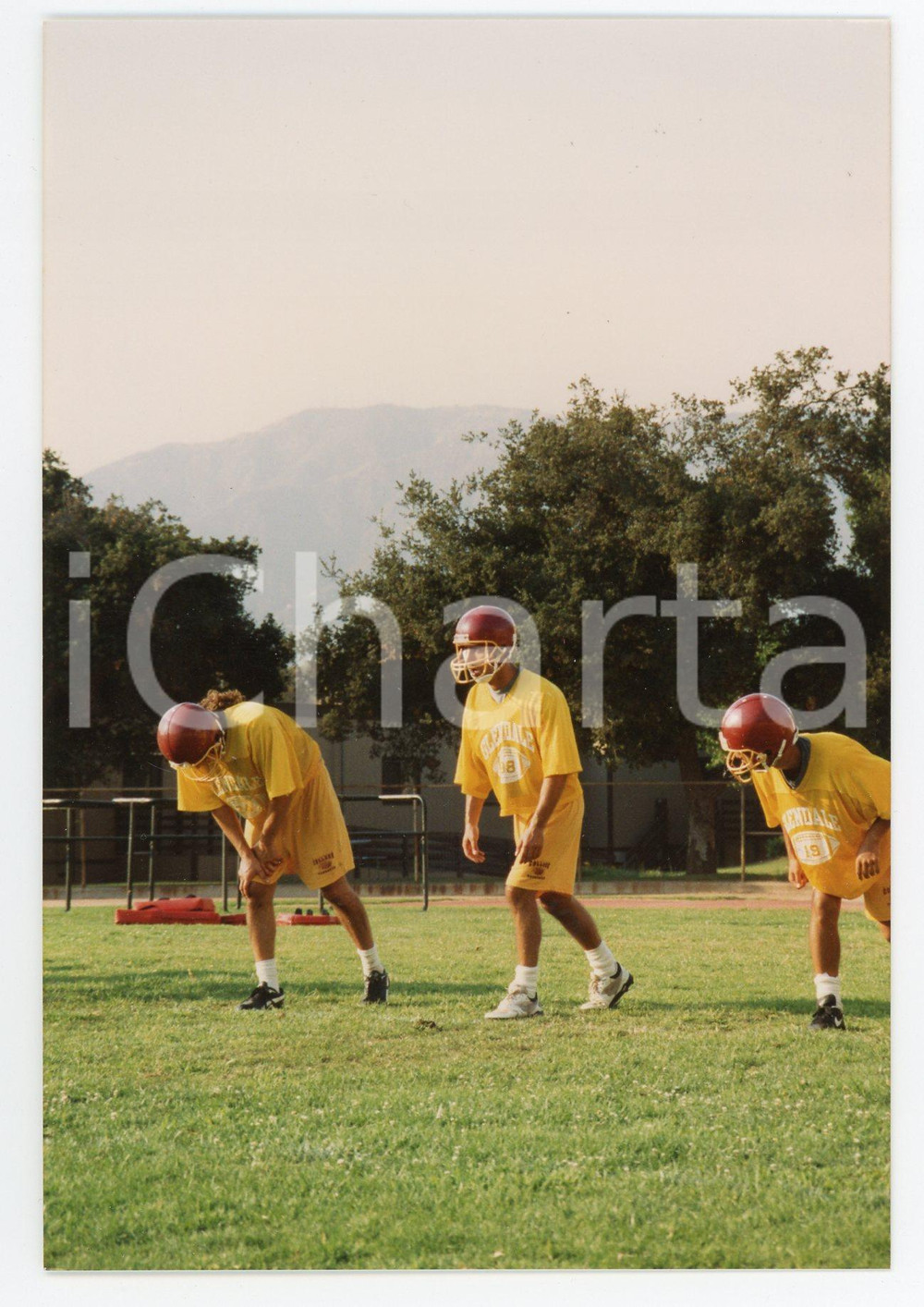 1990 GLENDALE - FOOTBALL Workout of GLENDALE College team *Foto 10x15 cm (4)