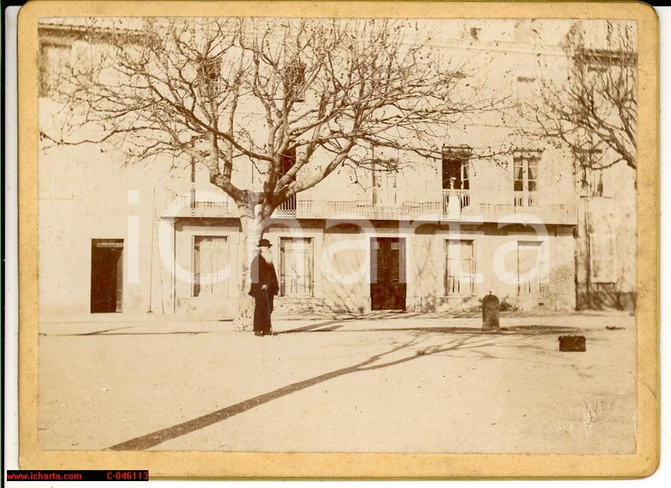 Fotografia d epoca originale 1897 ST. RAPHAEL France Comte de ROBERSART Real Photo 1
