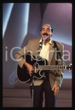 35mm vintage slide* 1990 ca TV Italian cabaret artist musician Stefano NOSEI 15