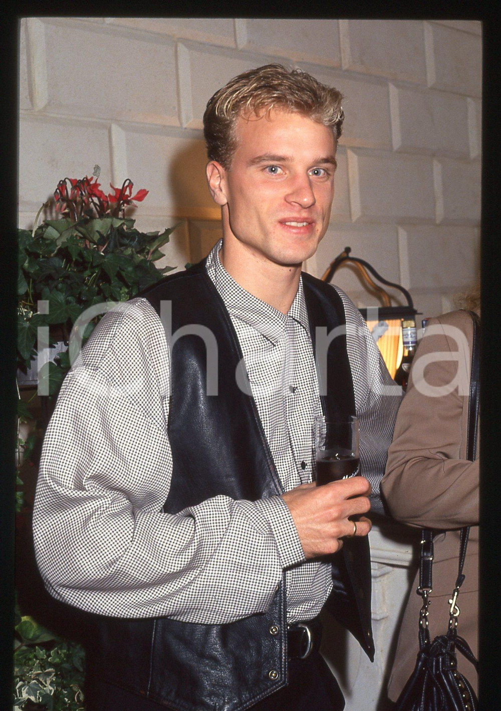 35mm vintage slide* 1993 ITALIA CALCIO Dennis BERGKAMP - Ritratto (6)