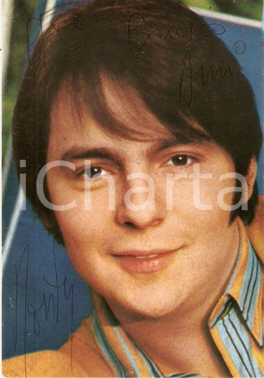Autografo originale 1975 ca MUSICA Cantante MONTY Autografo Fotografia seriale 10 x 14 cm 1