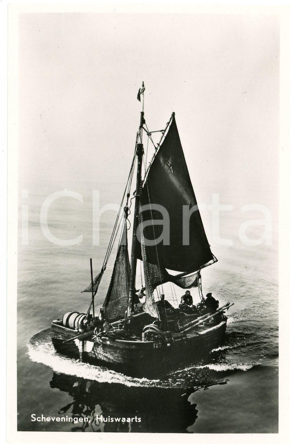 Cartolina originale da collezione 1930 ca SCHEVENINGEN  NETHERLANDS Huiswaarts  Cartolina FP NV 1
