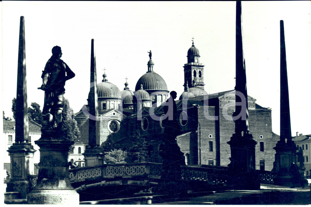 Fotografia d epoca originale 1939 PADOVA Basilica SANTA GIUSTINA a Prato della Valle Vera fotografia 1