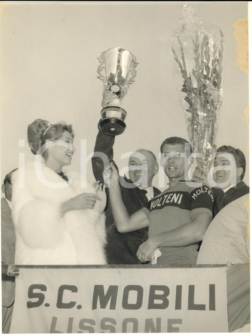 1965 CICLISMO LISSONE Coppa AGOSTONI - Annabella INCONTRERA con Tommaso DE PRA'