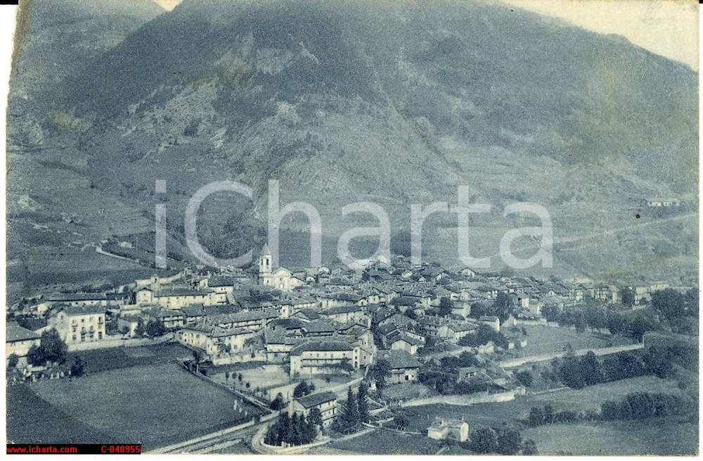 Cartolina originale da collezione 1935 Fenestrelle  Veduta generale dell abitato 1
