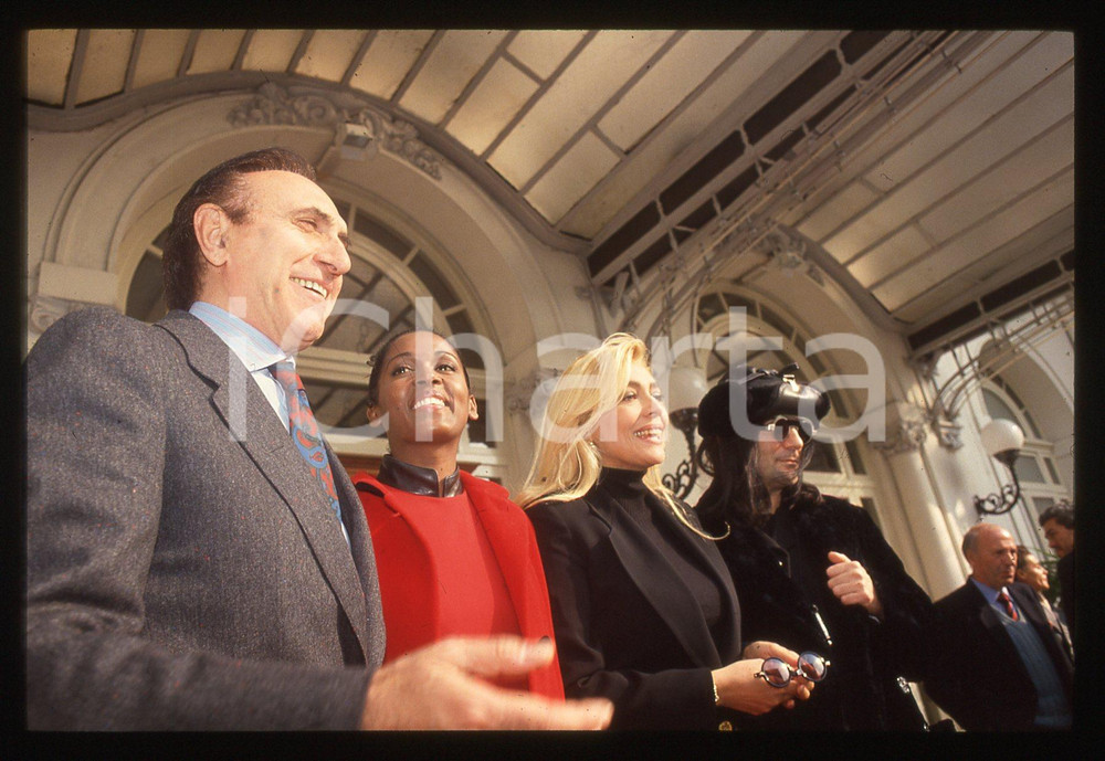 35mm vintage slide* 1994 FESTIVAL SANREMO Renato ZERO Mara VENIER Pippo BAUDO 2