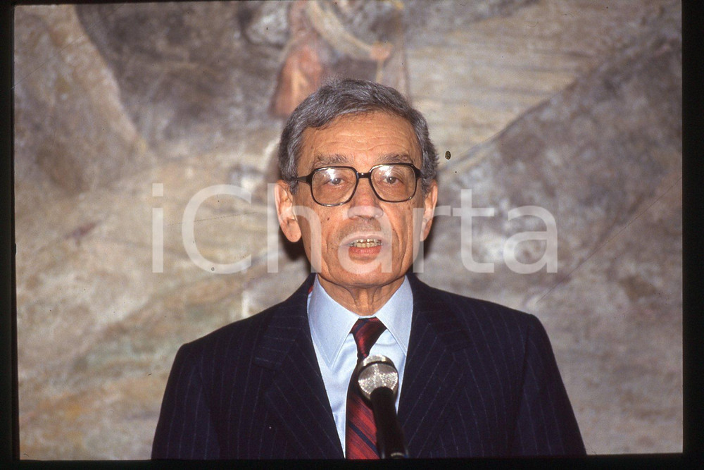 35mm vintage slide* 1993 ca ROME Boutros BOUTROS-GHALI Egyptian politician (2)