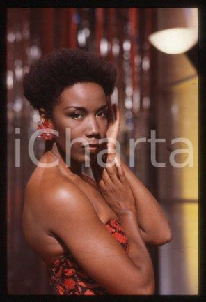 35mm vintage slide* 1985 ITALY singer Josette MARTIAL Portrait (59)