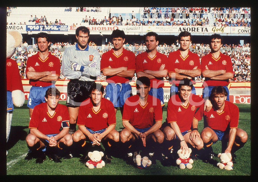 35mm vintage slide* 1990 MALAGA SPAGNA AUSTRIA 2-3 - Formazione iniziale SPAGNA