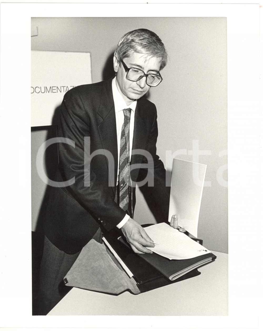 1988 ROMA Ritratto del fisico Fabio PISTELLA - Foto VINTAGE 20x25