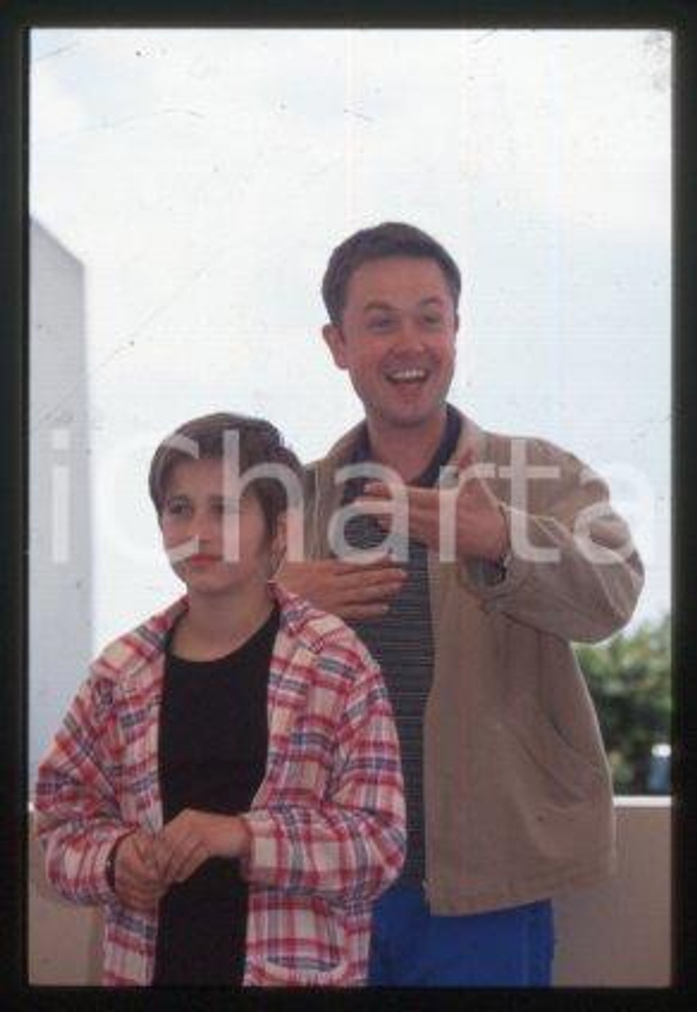 35mm vintage slide* 1997 CANNES Michael WINTERBOTTOM & Emira NUSEVIC (13)