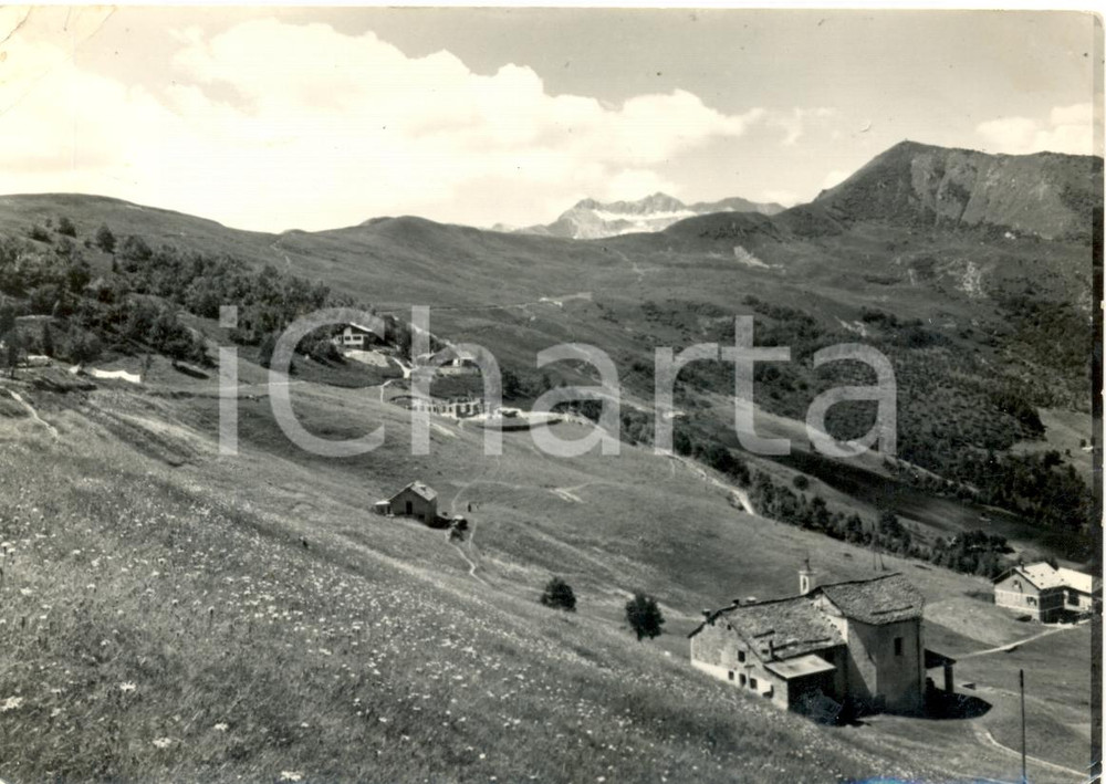 Cartolina originale da collezione 1959 MERA (VC) ALPE DI MERA e CIMA D'OMETTO *Cartolina postale FG VG 1