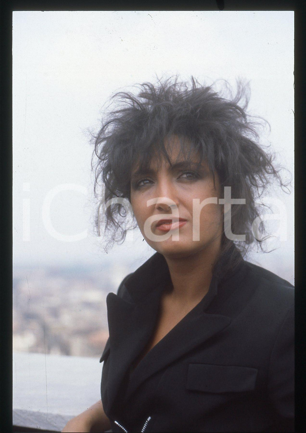 35mm vintage slide* 1990 ca ITALIA Marcella BELLA Ritratto della cantante (2)