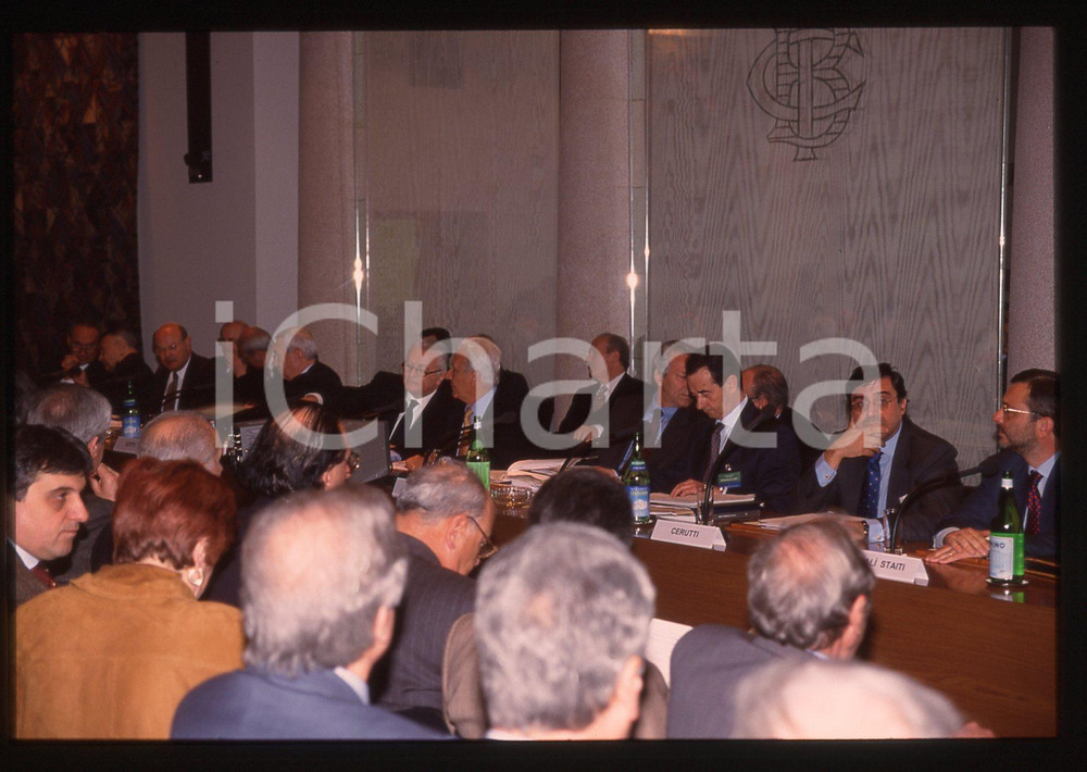Fotografia d epoca originale 35mm vintage slide 1994 MILANO COMIT Banca Commerciale Assemblea azionisti 11 1