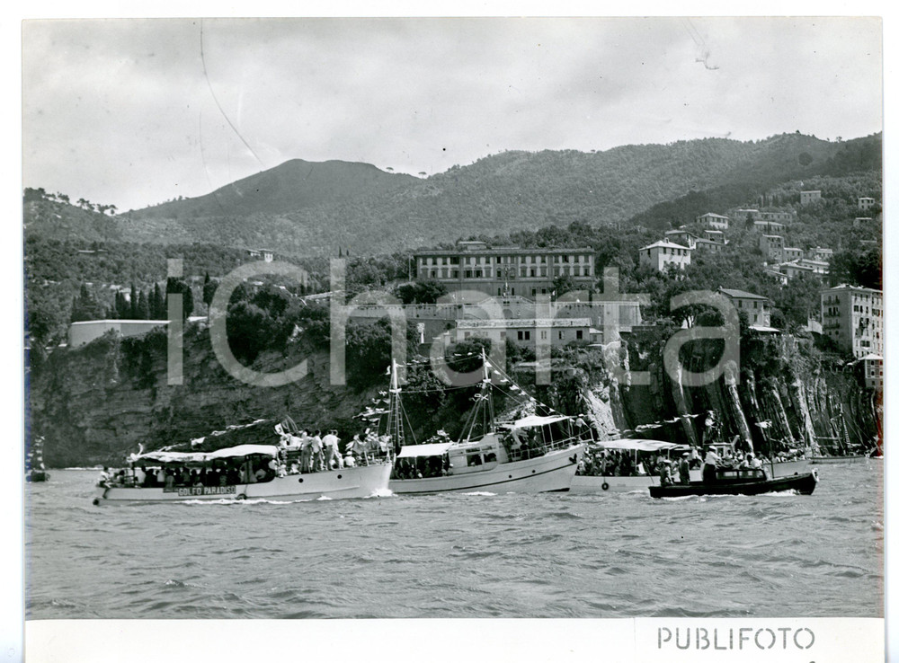 1953 CAMOGLI (GE) Processione STELLA MARIS - Imbarcazione GOLFO PARADISO *Foto