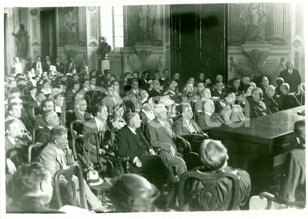 Fotografia d epoca originale 1936 GENOVA Congressisti XI Congresso di Filosofia FOTOGRAFIA 1