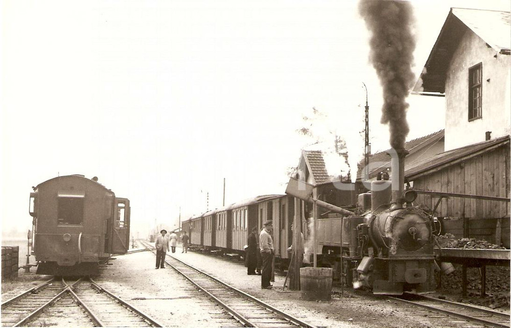 Cartolina originale da collezione 1970 ca ST. LORENZ AUSTRIA Salzkammergut SKGLB Rifornimento carbone Cartolina 1