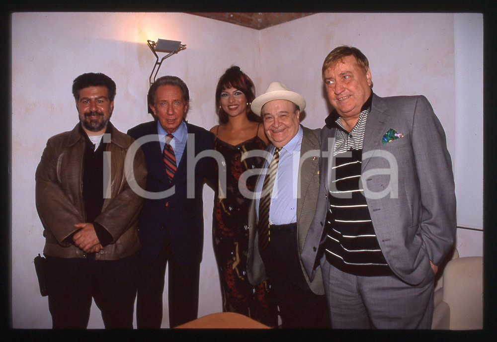35mm vintage slide*1998 VIVA NAPOLI Mike BONGIORNO Aurelio FIERRO Mario MEROLA 6