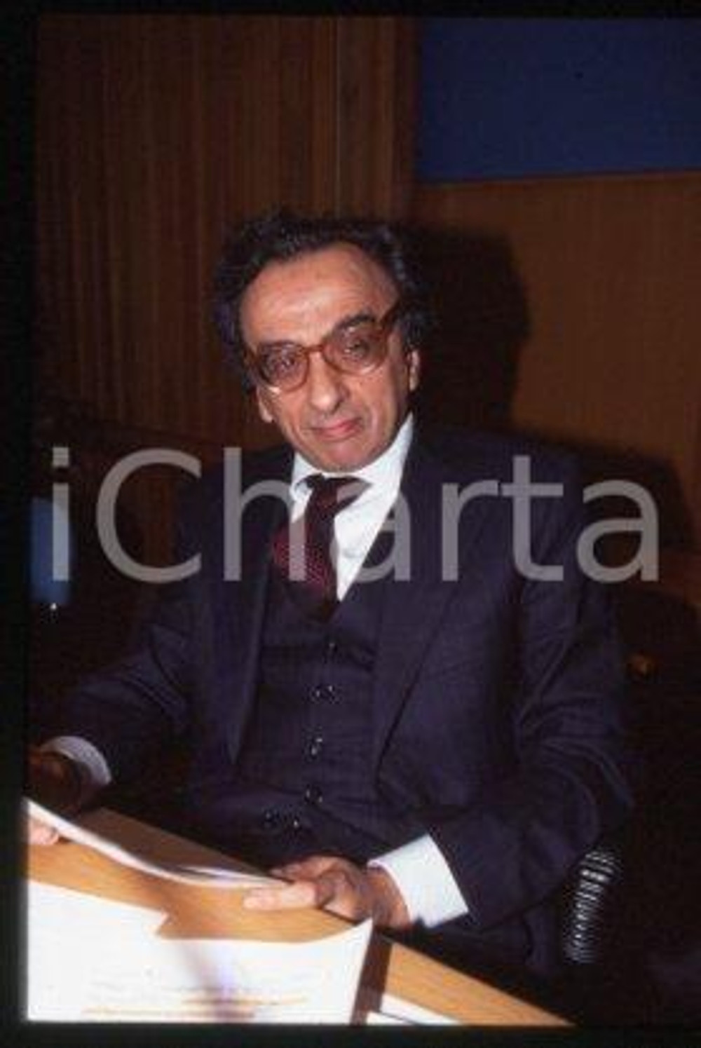 Alberto CLO' - ITALY Portrait of an economist 1995 ca * 35 mm vintage slide 5