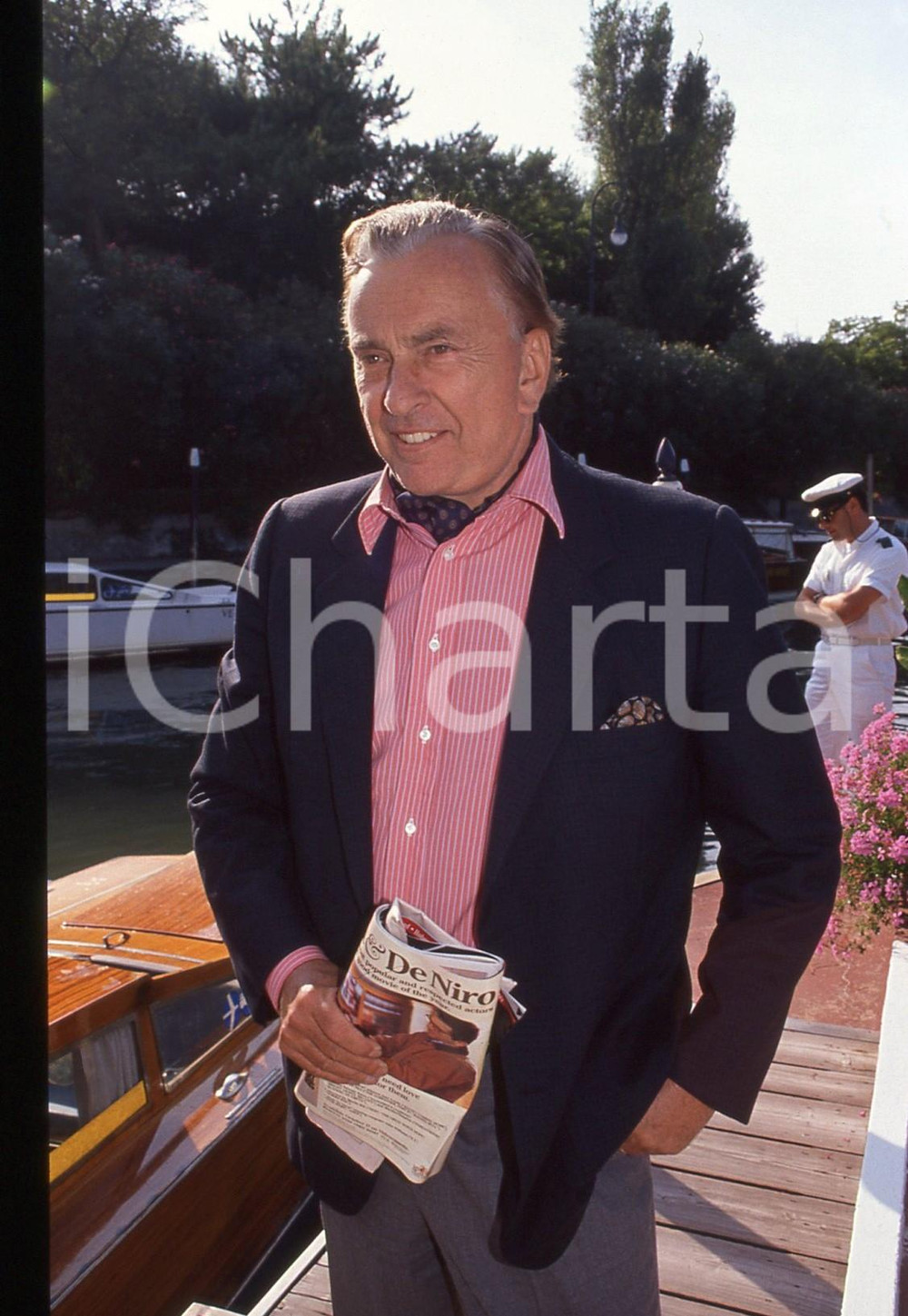 35mm vintage slide* 1990 LIDO DI VENEZIA Gore VIDAL - Ritratto dello scrittore 8