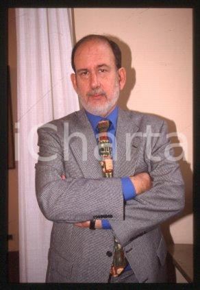 35mm vintage slide* 1990 ca MILAN American historian Michael LEDEEN Portrait 16