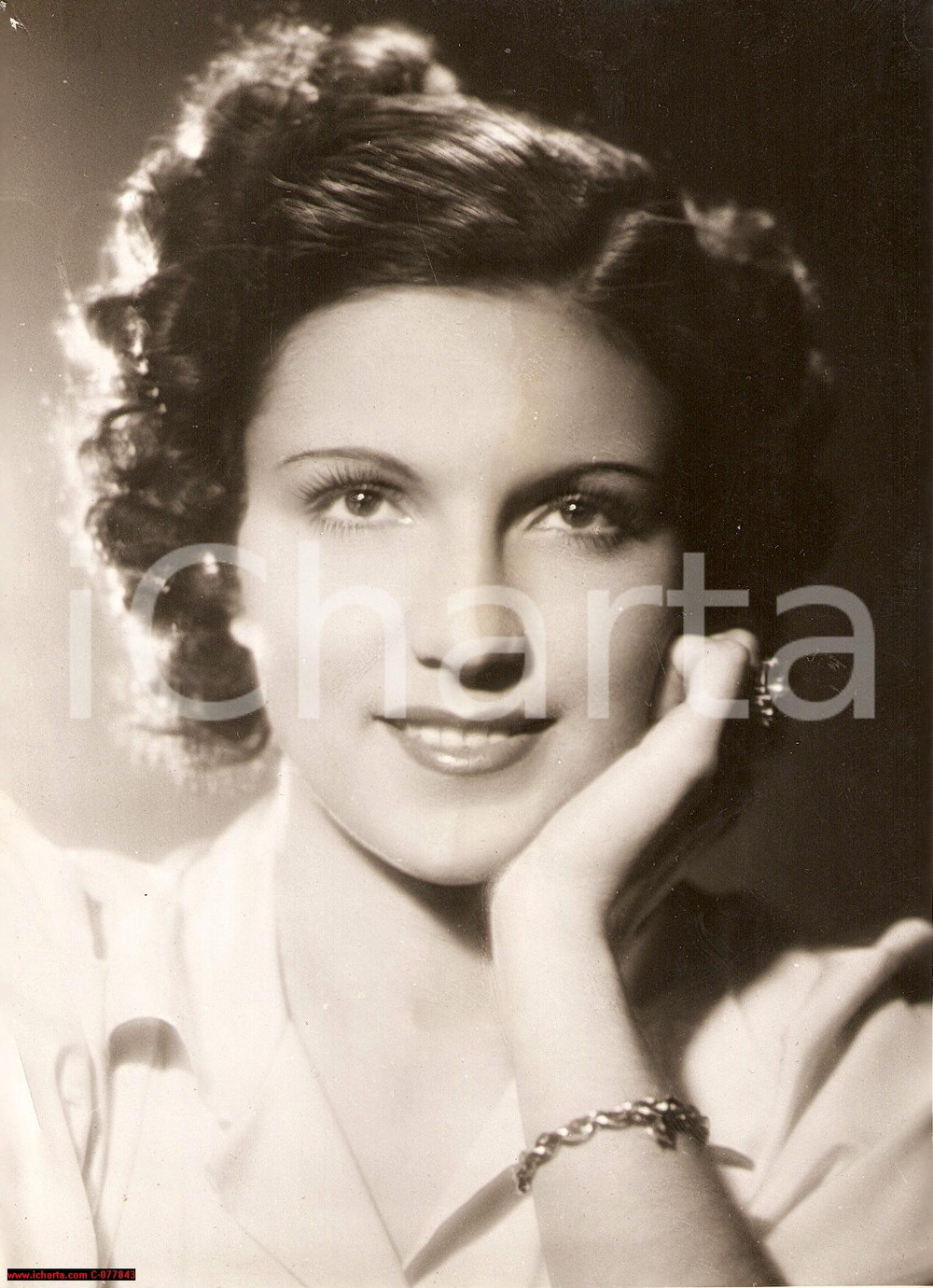 Fotografia d epoca originale 1940 CINEMA Attrice tedesca Annelies REINHOLD ne I tre CODONAS Fotografia 1